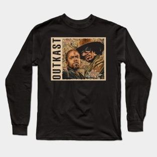 Southern Hip Hop Legends Timeless Images of Outkast Long Sleeve T-Shirt